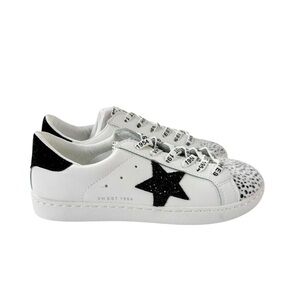 NEW Vintage Havana Girl’s Reva Forever Glitter Star Cheetah Sneaker Size 3.5